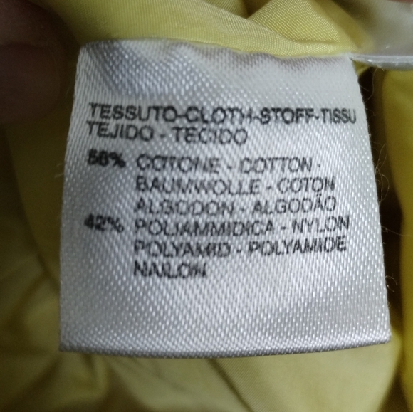 ‘S MaxMara Hooded Yellow Trench Rain Jacket Coat Women's Size 8 - Picture 9 of 12